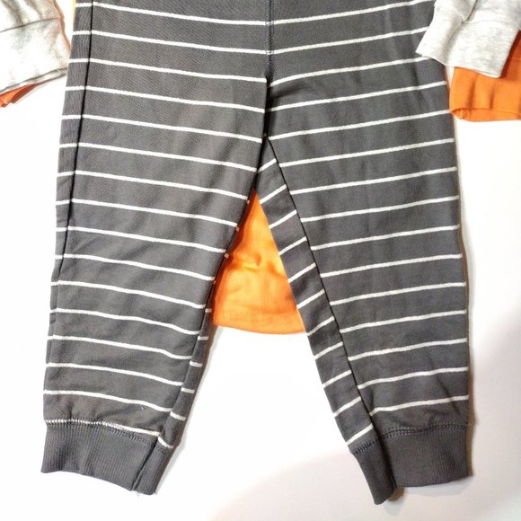 Carter's Baby boy 3-Piece set, size 24 months, Orange and grey - Picture 6 of 9